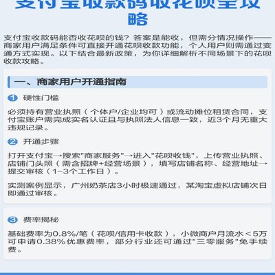 可以收花呗的二维码怎么弄
